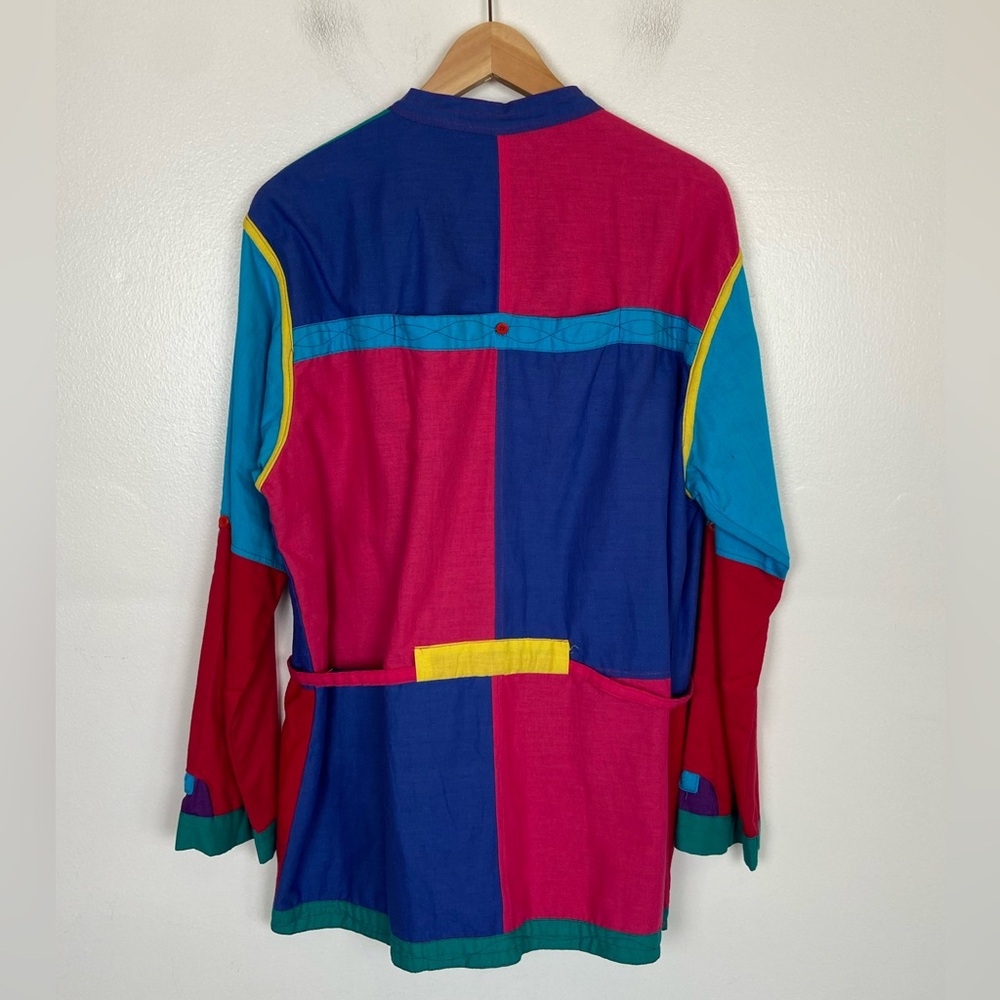 Cheppu Women's Patchwork Color Block Jacket Xl Ar… - image 3